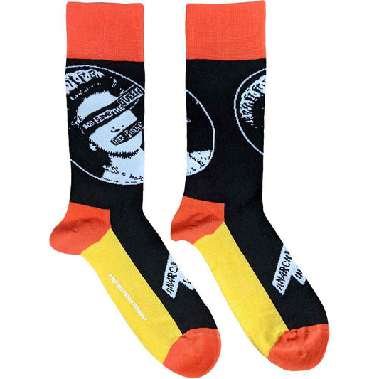 The Sex Pistols God Save The Queen Socks Black