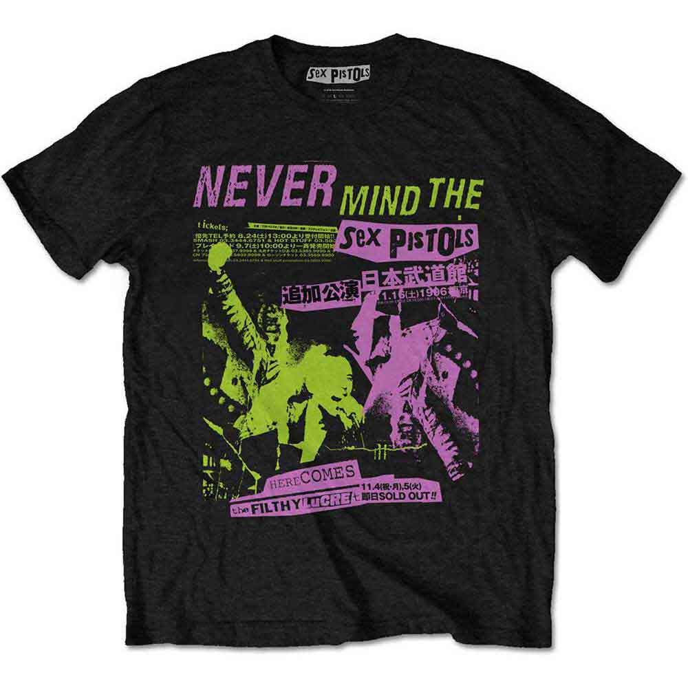 The Sex Pistols Japanese Poster Mens T Shirt
