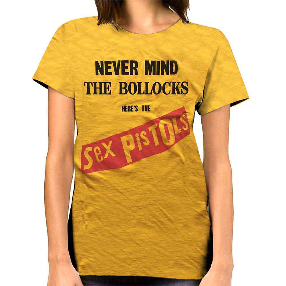The Sex Pistols Never Mind the Bollocks Original Album Womens T Shirt