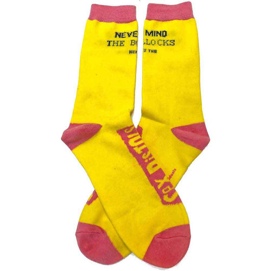 The Sex Pistols Never Mind the Bollocks Socks Yellow