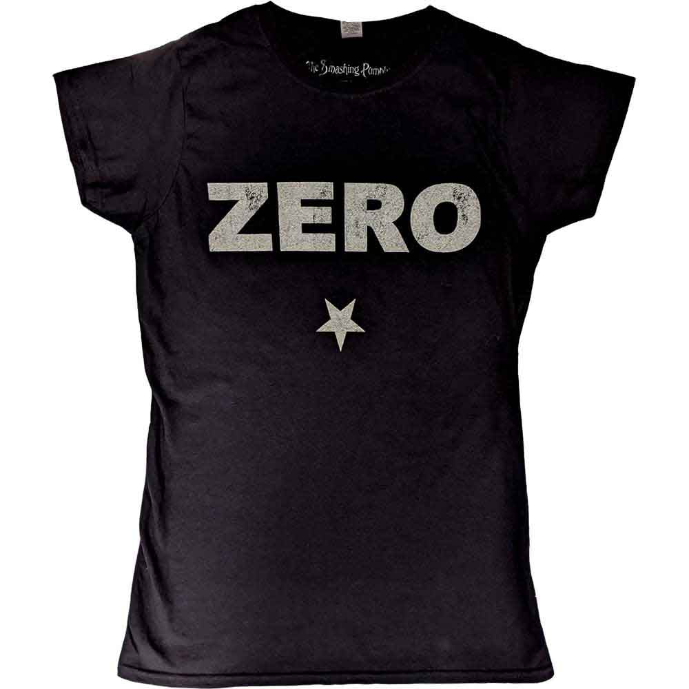 The Smashing Pumpkins Zero Distressed Womens T Shirt