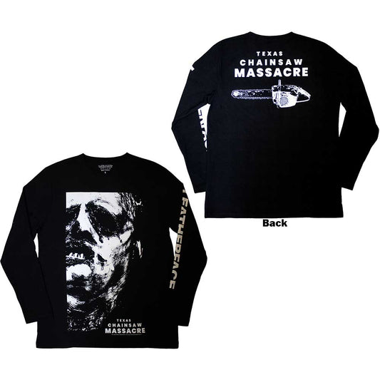 The Texas Chainsaw Massacre Leather Face Long Sleeve Shirt