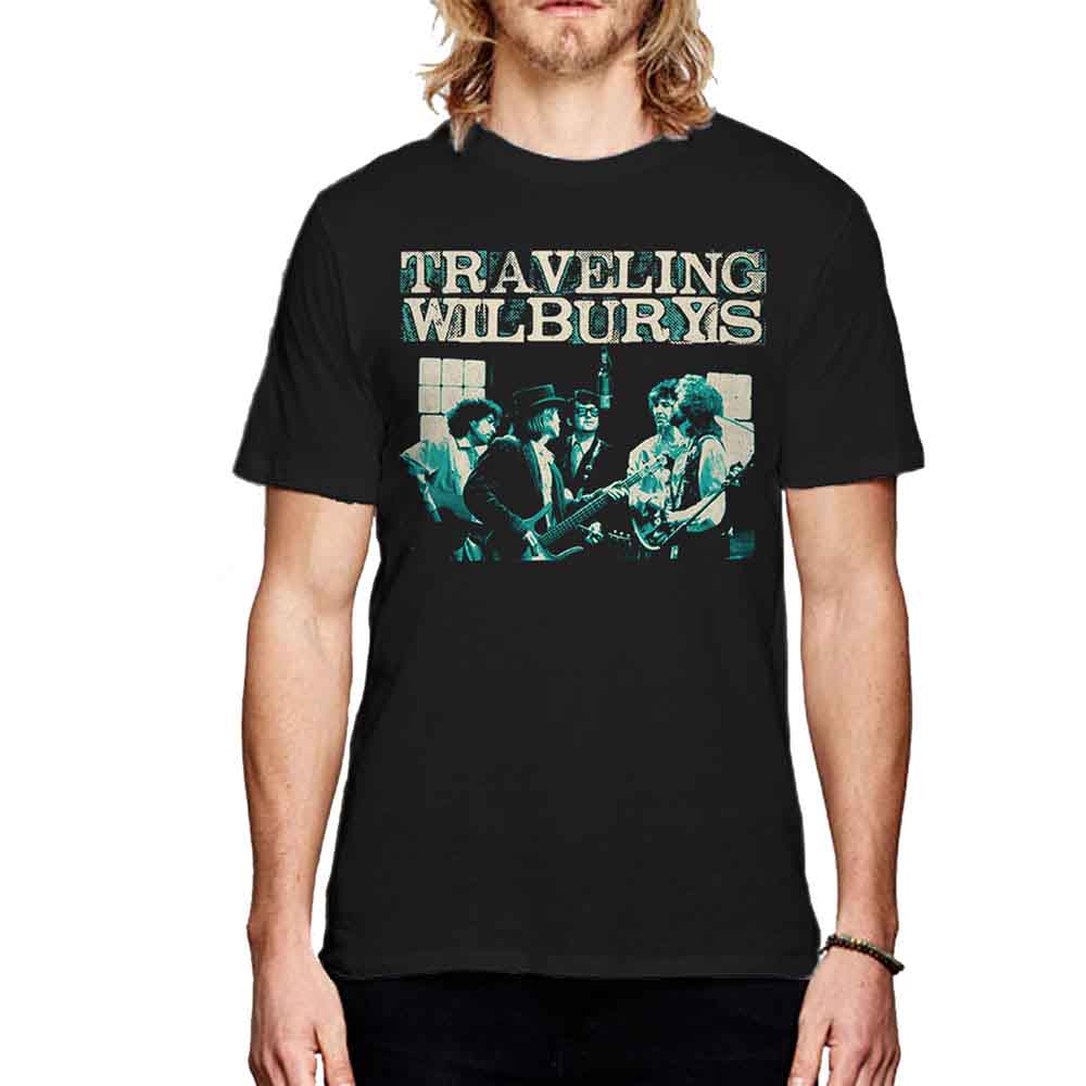The Traveling Wilburys Performing Mens T Shirt