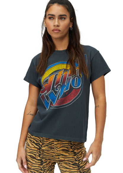 The Who USA Tour Womens Tee Band T Shirt Black by Daydreamer LA