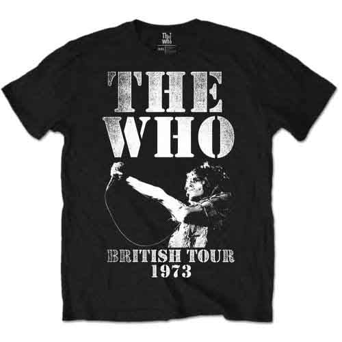 The Who British Tour 1973 Mens T Shirt