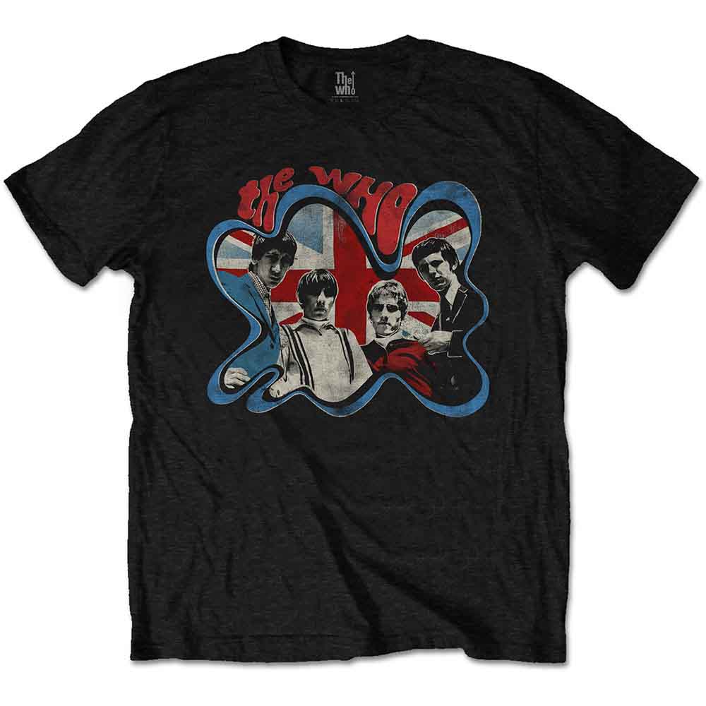 The Who Groovy Border Mens T Shirt