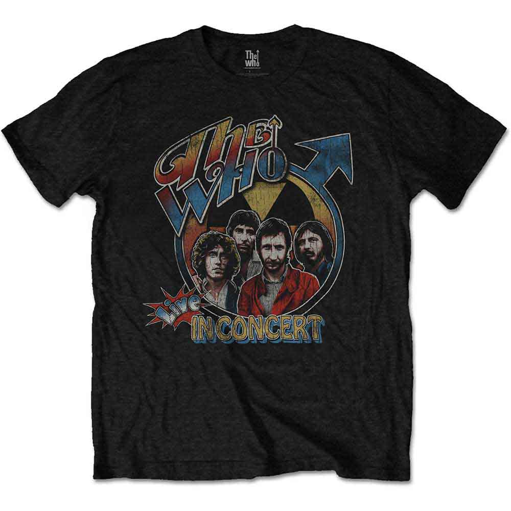 The Who Live in Concert Mens T Shirt