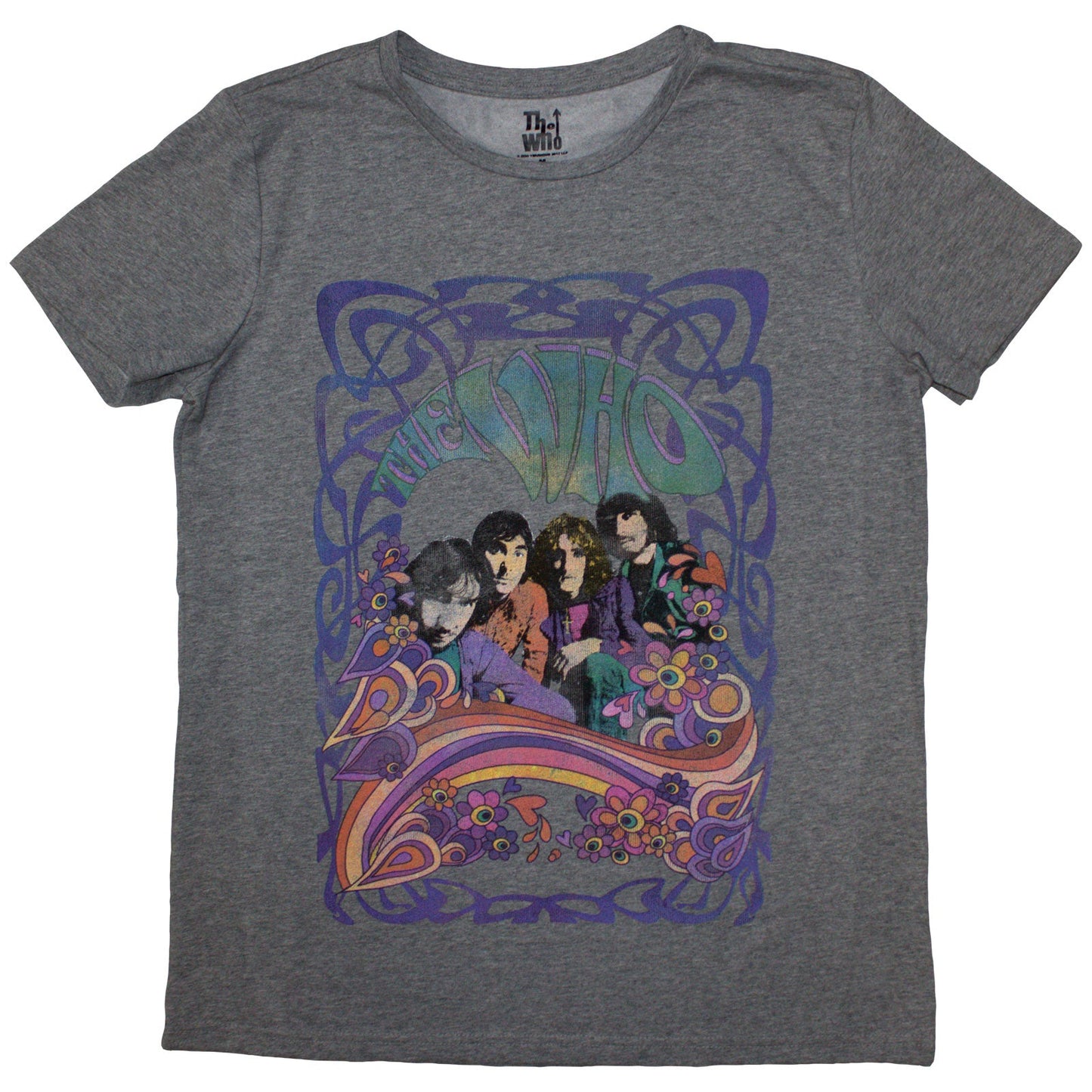 The Who Psych Floral Womens T Shirt