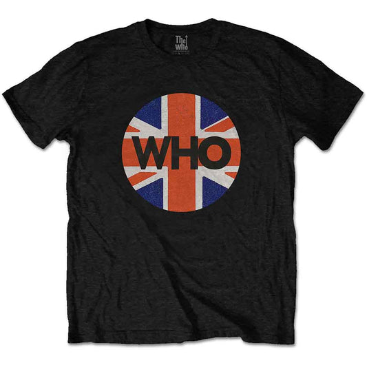 The Who Union Jack Circle Mens T Shirt