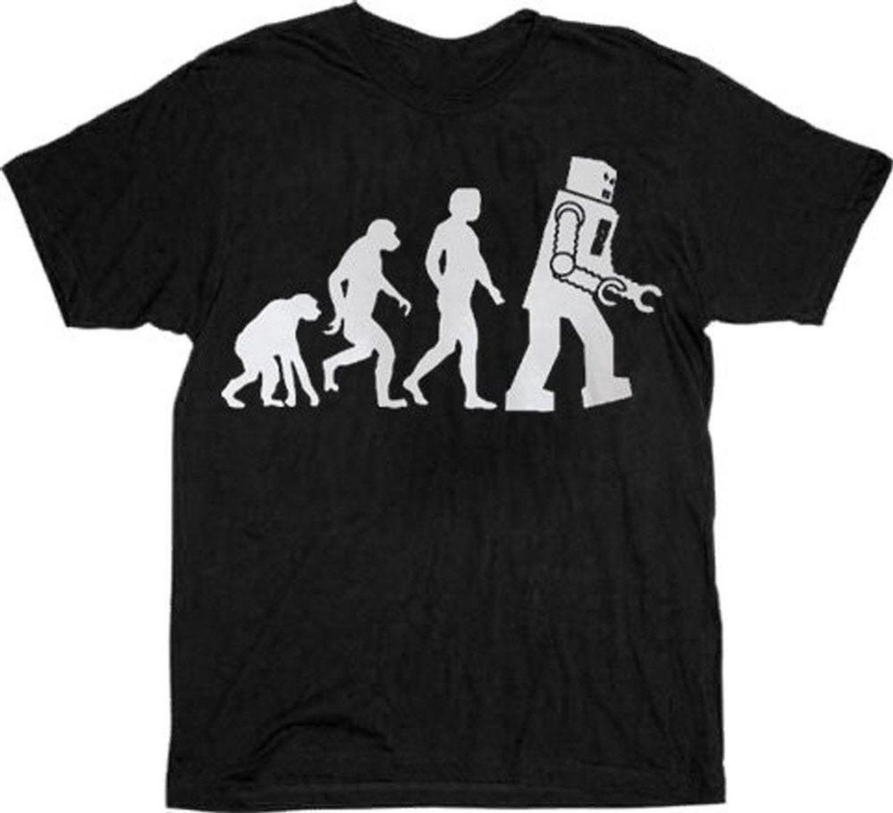 Theory of Evolution Robot Evolution T Shirt