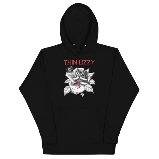 Thin Lizzy - Black Rose Classic Hoodie