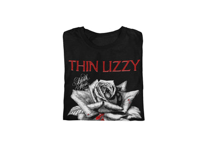 Thin Lizzy - Black Rose Jumbo Print T Shirt