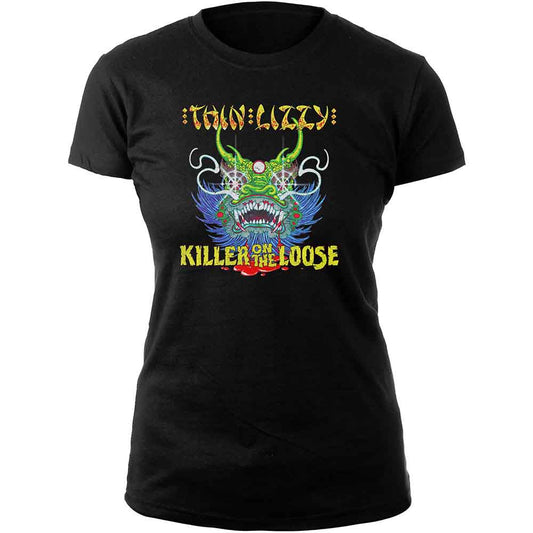 Thin Lizzy Killer Lady Womens T Shirt