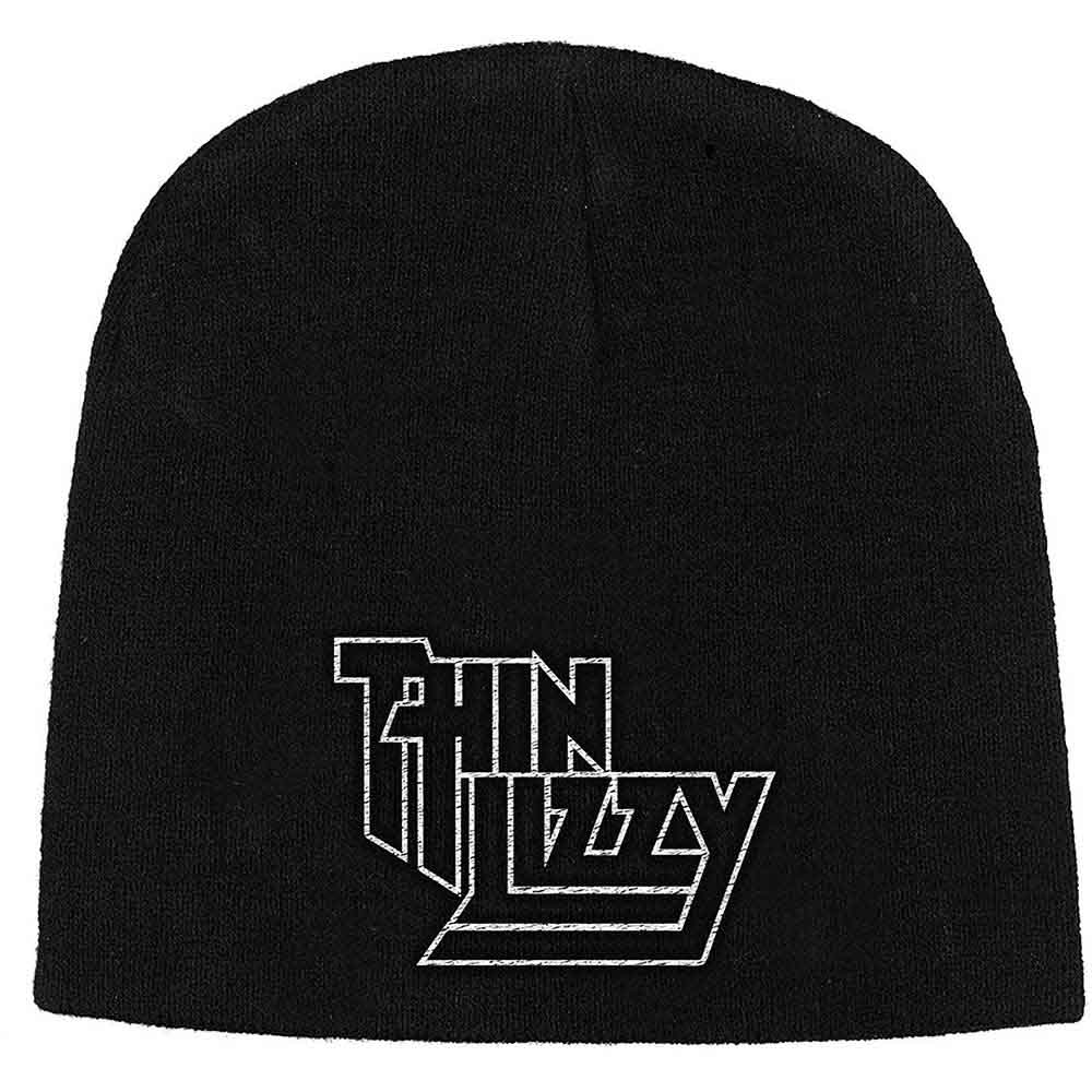 Thin Lizzy Logo Beanie Hat Black