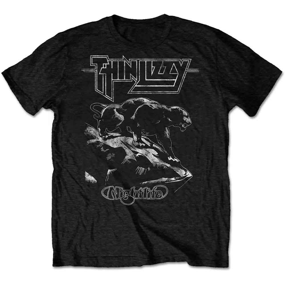 Thin Lizzy Nightlife Mens T Shirt