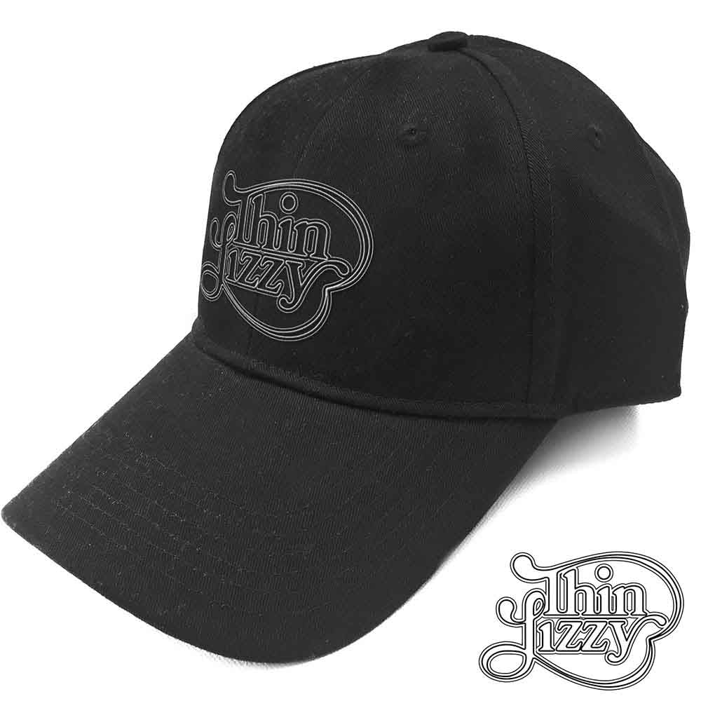 Thin Lizzy Scroll Logo Hat Black