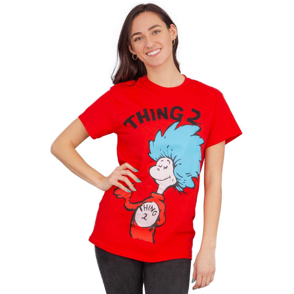 Thing 1 or Thing 2 Adult T Shirt