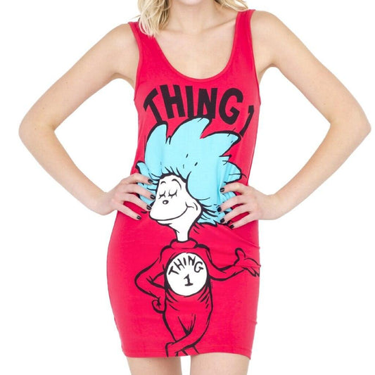 Thing 1 or Thing 2 Tunic Tank Dress