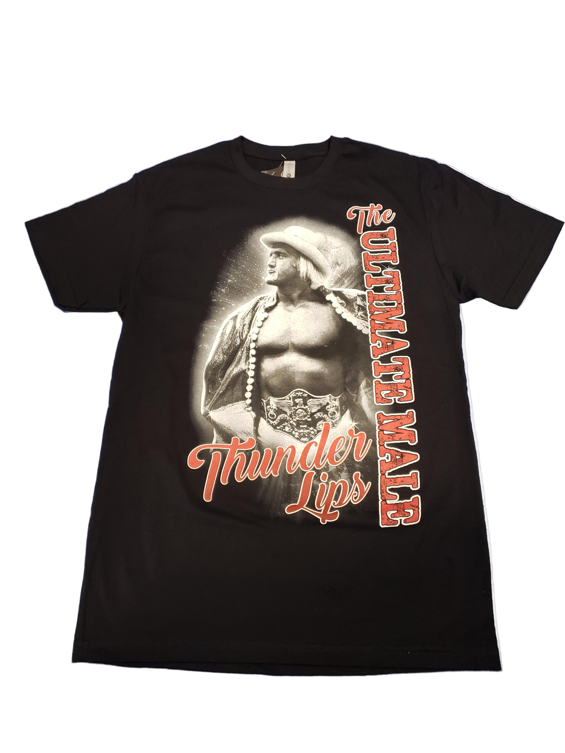 Hulk Hogan Thunder Lips The Ultimate Male Mens T Shirt Black