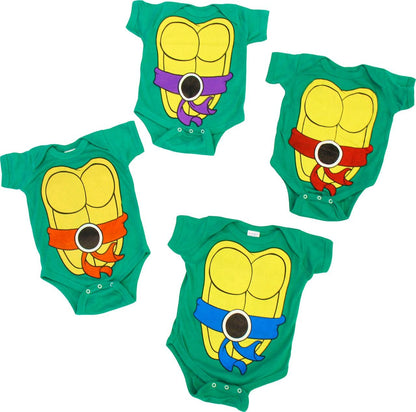 TMNT Green Costume Infant Baby Romper