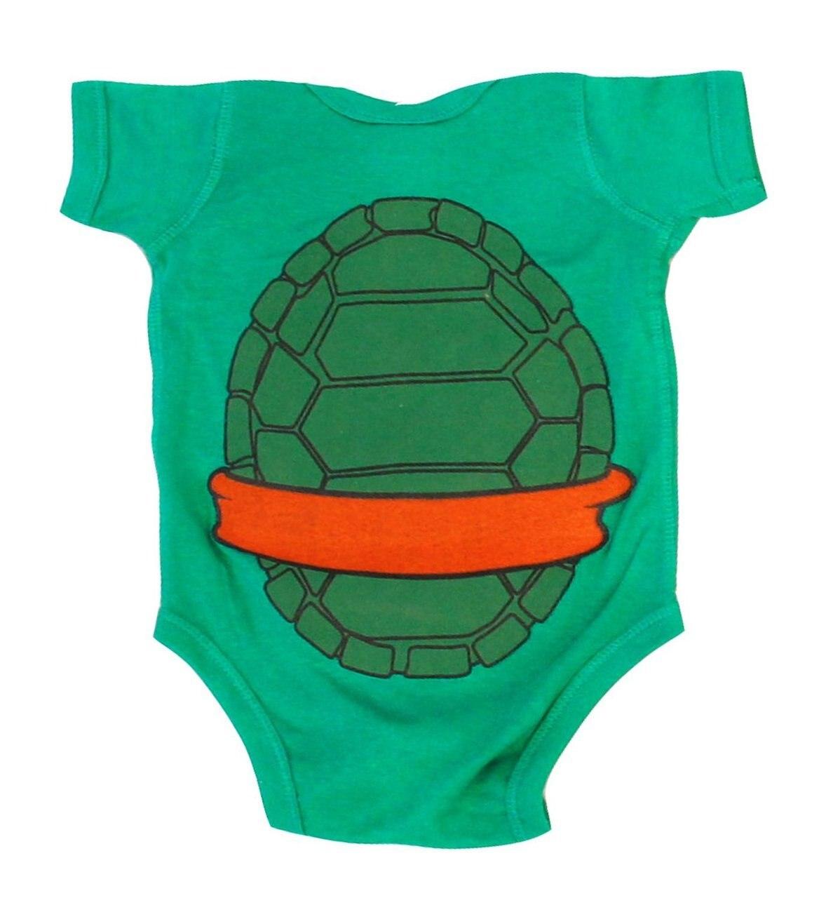 TMNT Green Costume Infant Baby Romper