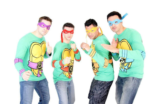 TMNT Long Sleeves Costume Toddlers T Shirt & Eye Mask