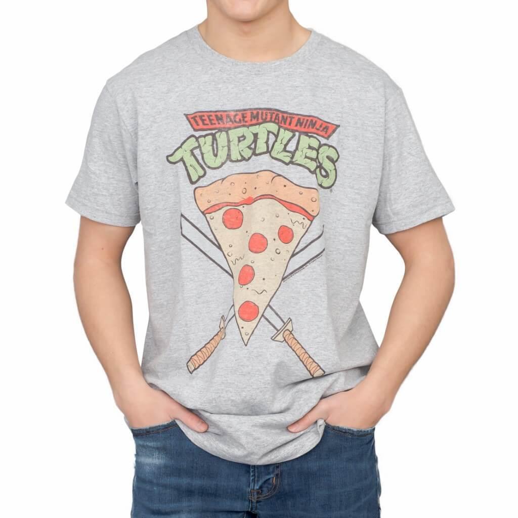 TMNT Pizza Slice Adult T Shirt