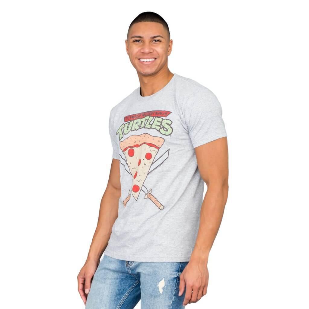 TMNT Pizza Slice Adult T Shirt
