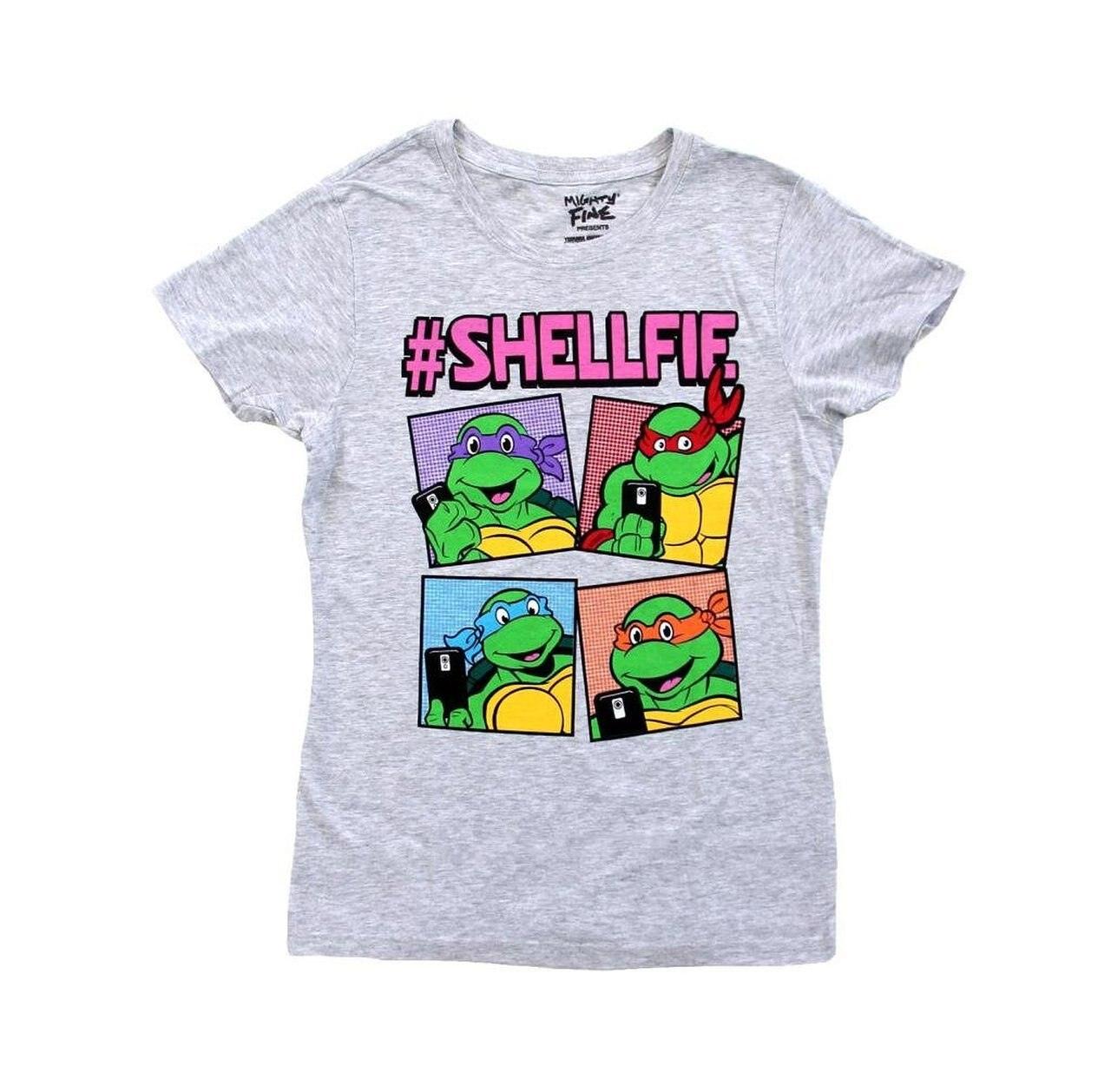 TMNT Teenage Mutant Ninja Turtles Boxes Shellfie Juniors T Shirt