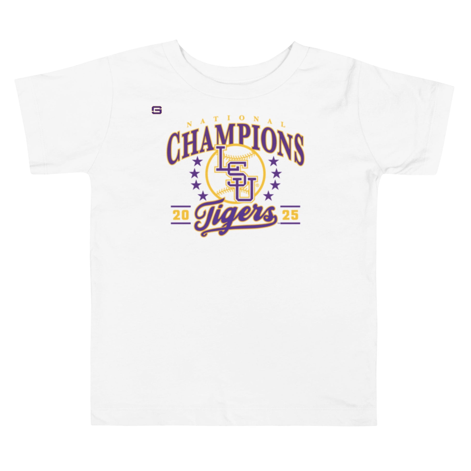 LSU Baseball National Championship Toddler Tee T Shirt White
