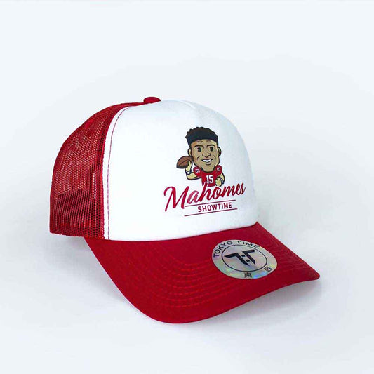 Tokyo Time Patrick Mahomes NFLPA Emoji Hat White, Red
