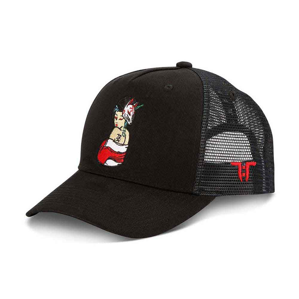 Tokyo Time Tattoo Geisha Hat Black