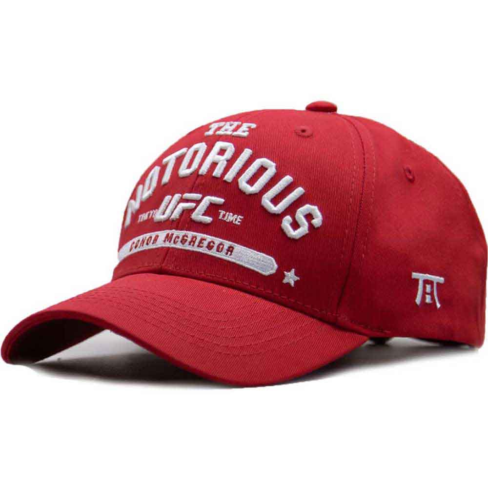 Tokyo Time UFC Notorious McGregor White Logo Hat Red