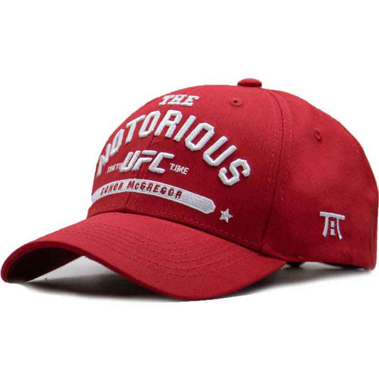 Tokyo Time UFC Notorious McGregor White Logo Hat Red