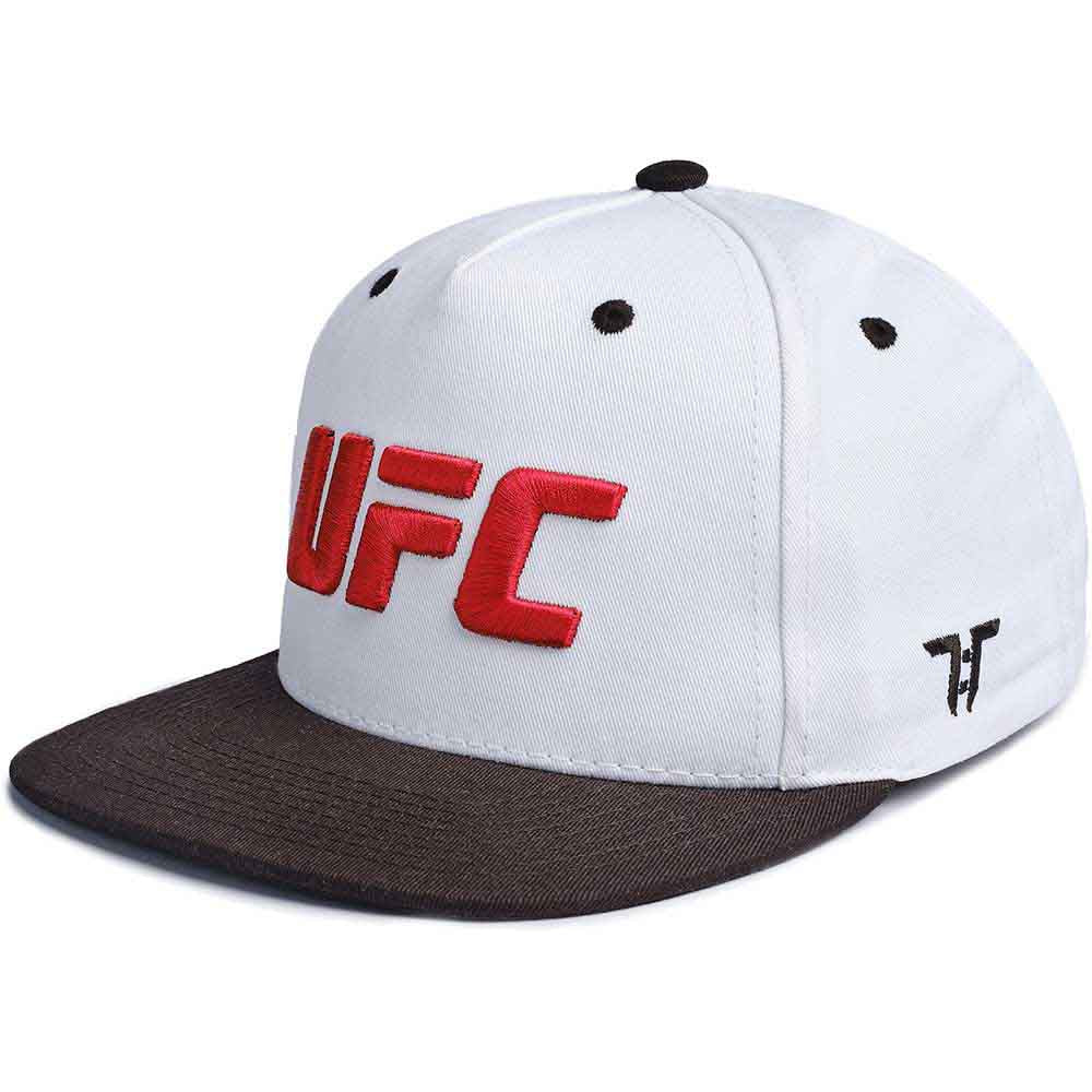 Tokyo Time UFC Retro Sport Red Logo Hat White