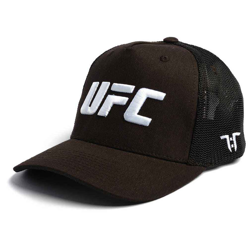 Tokyo Time UFC White Logo Mesh Hat Black