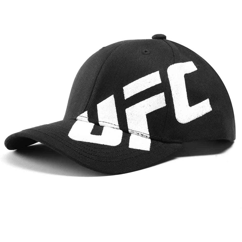 Tokyo Time UFC White XL Logo Hat Black
