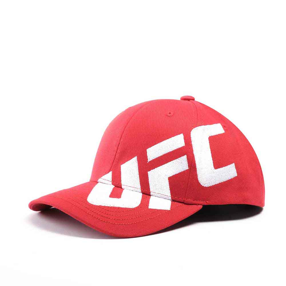 Tokyo Time UFC White XL Logo Hat Red