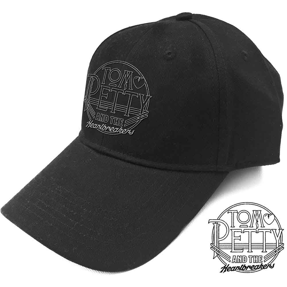 Tom Petty & The Heartbreakers Circle Logo Hat Black