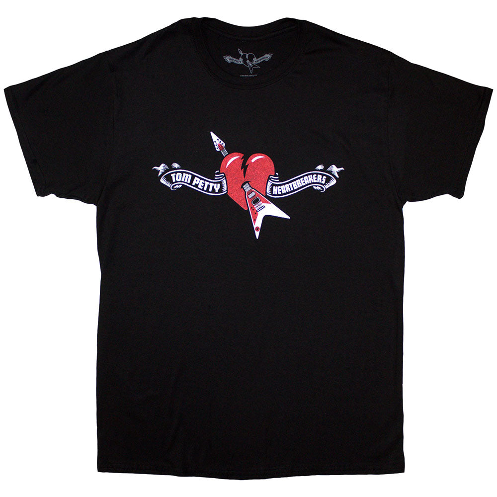 Tom Petty & The Heartbreakers Heart Logo Mens T Shirt