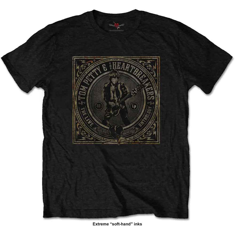 Tom Petty & The Heartbreakers Live Anthology Mens T Shirt