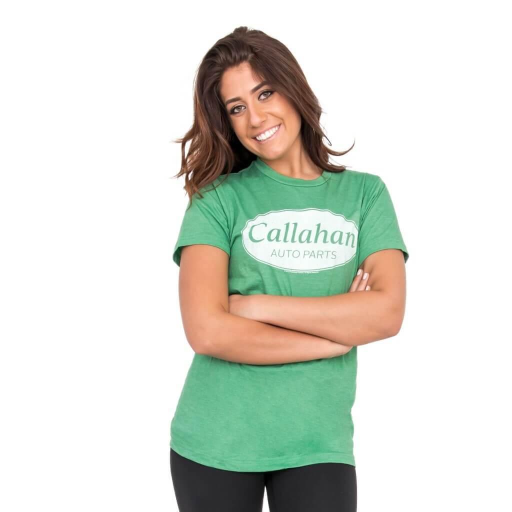 Tommy Boy Callahan Auto Parts Green T Shirt