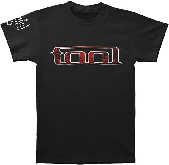 Tool Red Pattern Officially Licensed Mens T Shirt Black