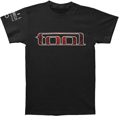 Tool Red Pattern Officially Licensed Mens T Shirt Black