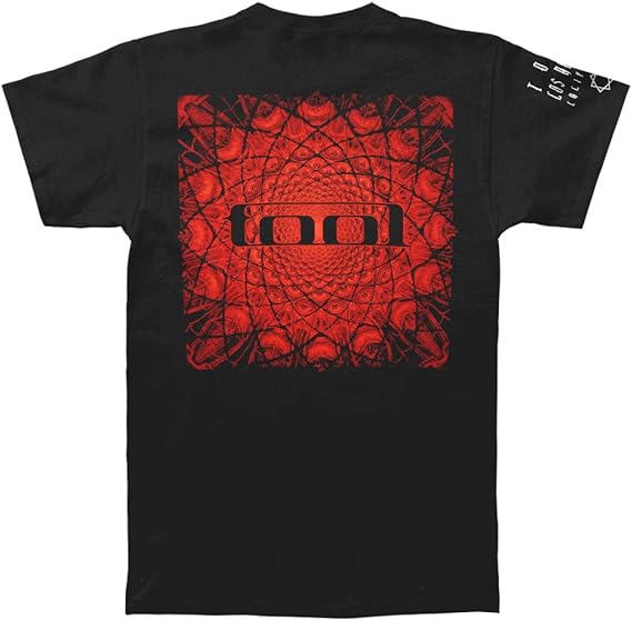 Tool Red Pattern Officially Licensed Mens T Shirt Black
