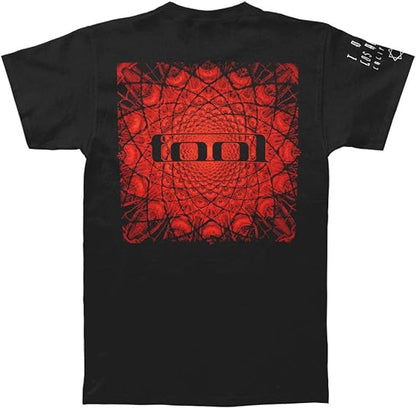 Tool Red Pattern Officially Licensed Mens T Shirt Black