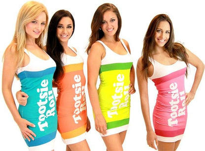 Tootsie Roll Fruit Rolls Candy Tank Dress