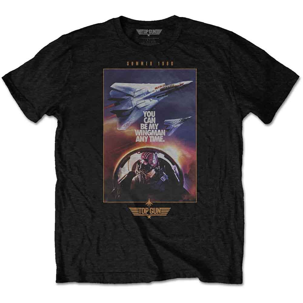 Top Gun Wingman Poster Mens T Shirt