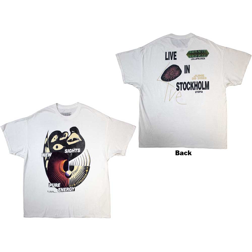 Travis Scott Summer Run 2023 Stockholm Mens T Shirt
