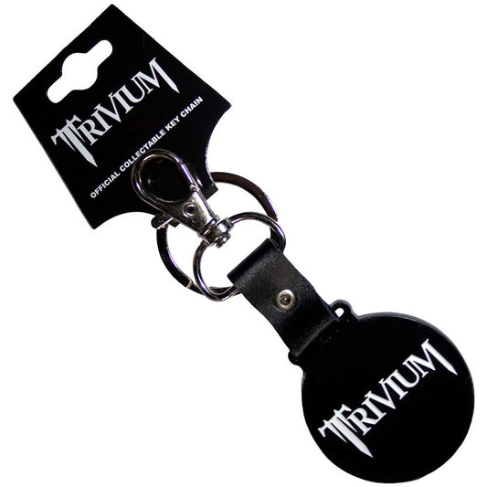 Trivium Classic Logo Mono Circle Keychain